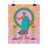 Greek Statue on Roller Skates Art Print